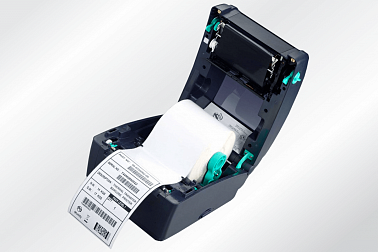 Принтер этикеток TSC TTP-245С чёрный вид изнутри